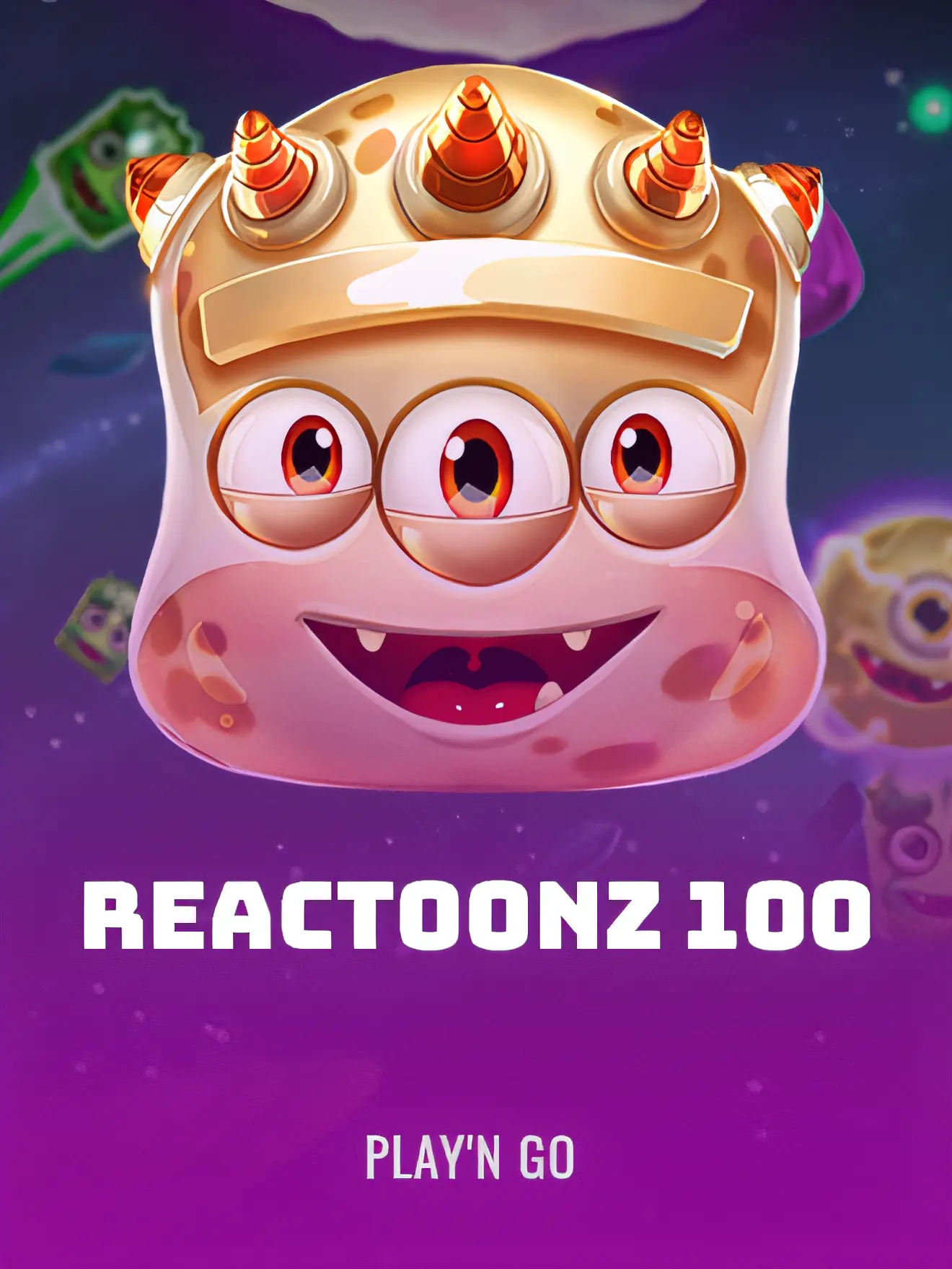 Reactoonz 100 slot game by Play'n GO - 10,000x max win, 98.2% RTP